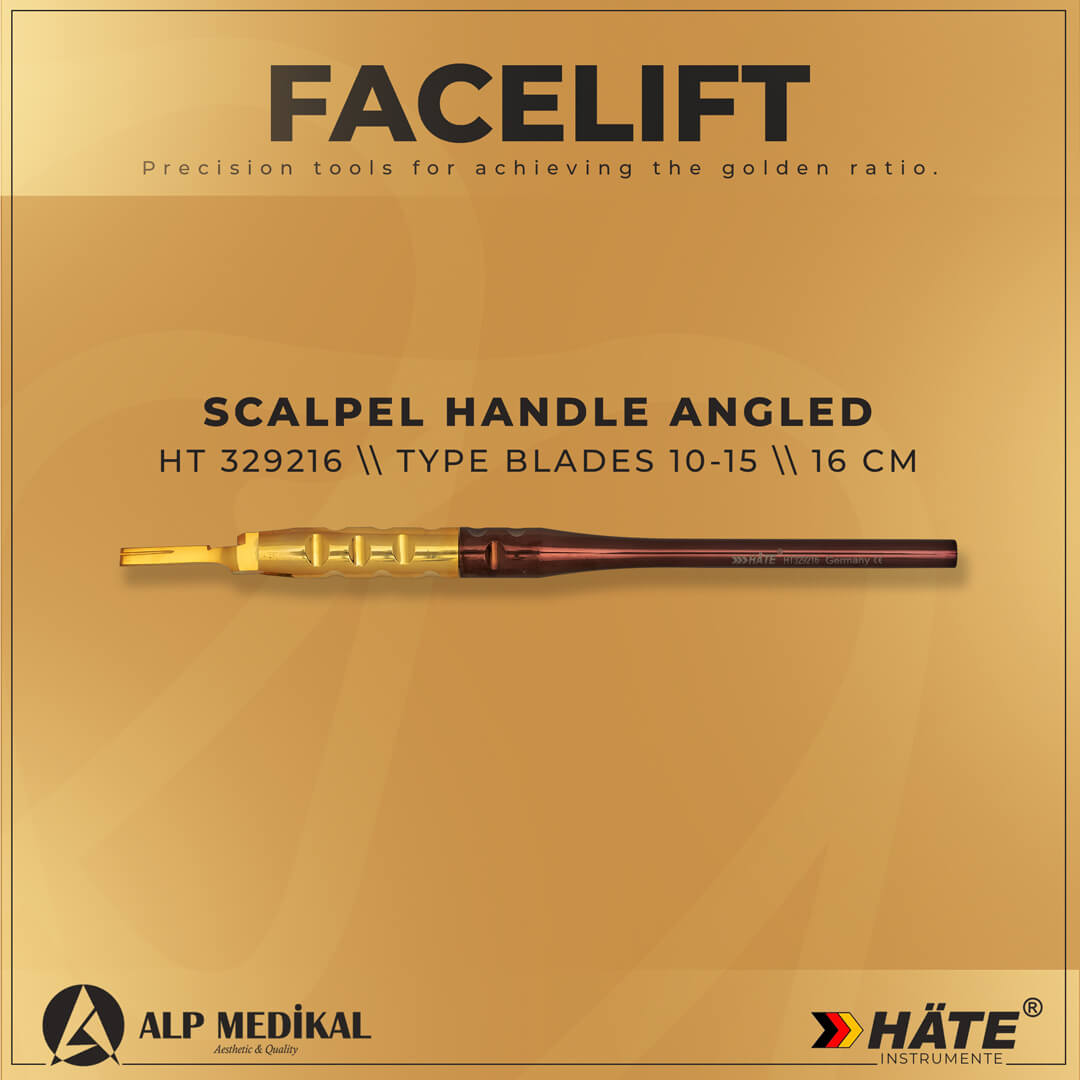SCALPEL HANDLE ANGLED